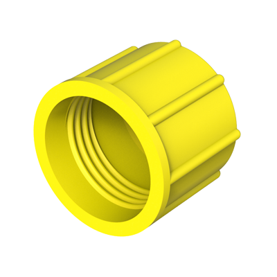 Threaded cap for Metric, BSP/GAS, UNC and UNF threads