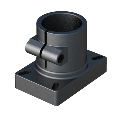 Perpendicular to surface tube connector JAAAD