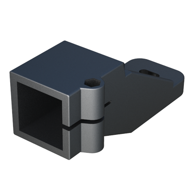 Connector suitable for attaching square profiles quickly and conveniently, eliminating the costs of welding. Connectors set has screws and plugs included, which allows to cover the screw heads. Thanks to it the surface is smooth, which allows to avoid the accumulation of dirt and humidity providing better aesthetics. At request, possibility to manufacture custom connectors and cover them with slogan, logo, colors of your company or other drawings (Minimum quantity 250 Units).