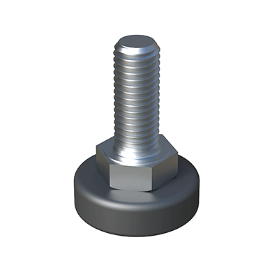 Adjustable foot with hex nut