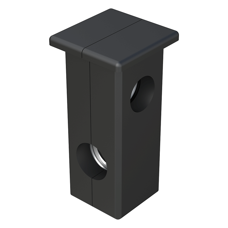 Square tube insert-adjustable-connector