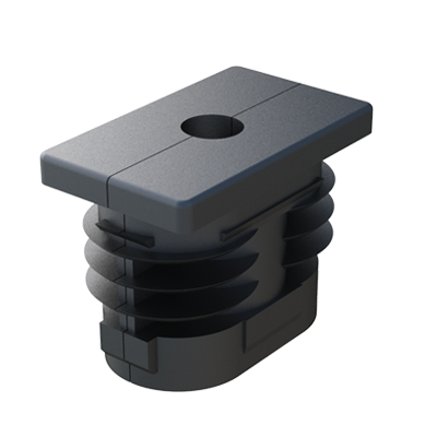 Rectangular tube insert with nut LJVZ