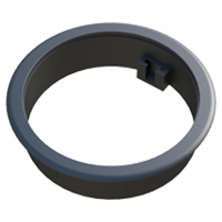 Apart from improving the fixation and finishing of the cable ducts, this adaptor ring allows the mounting of the adapter LKDZZ, for its assembly with the cable guides LKABA or LKABZ, on cable ducts LKDG and LKDT. If you want this part without connector, please visit our family LKDZ.