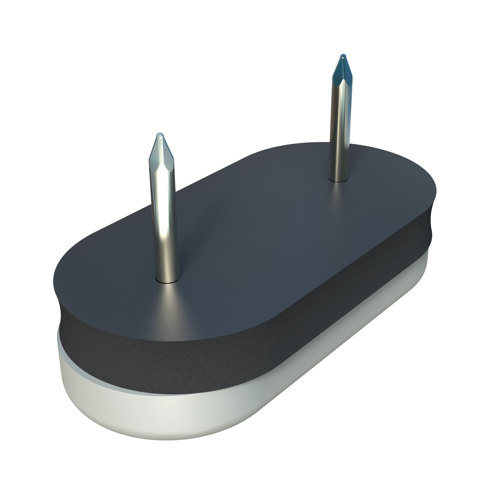 Our LQST oval glide with nail works great on furniture as it avoids scratches on delicate surfaces. The part that is in contact with the ground is made of high density polyethylene (HDPE), which provides impact resistance as well as excellent chemical and thermal resistance. The body is manufactured in semi-rigid PVC, which reduces the noise in addition to absorbing vibrations and impacts.<br>
<br>
Special colors and materials are available on demand.