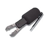 * <i>Adjustable Pneumatic-Ergonomic Strain Relief Tool is designed to aid in rapid assembly of strain relief bushings. The easy finger tip actuation of this air tool greatly lessens the gripping power necessary to install bushings, while reducing the hand and wrist fatigue generated during moderate to high volume manufacturing.
<br>
* <i>The tool operates on standard shop air from 50 to 90 PSI. Low weight, only 680 Grms. (24 ounces).
<br><br>
*<b>Tools are configured prior to shipping. For specific sizes, please specify strain relief bushing sizes to be installed when ordering.
Because this item needs to be configured prior to shipping, it is not available to be ordered online. Please call for details.</b>
<br>