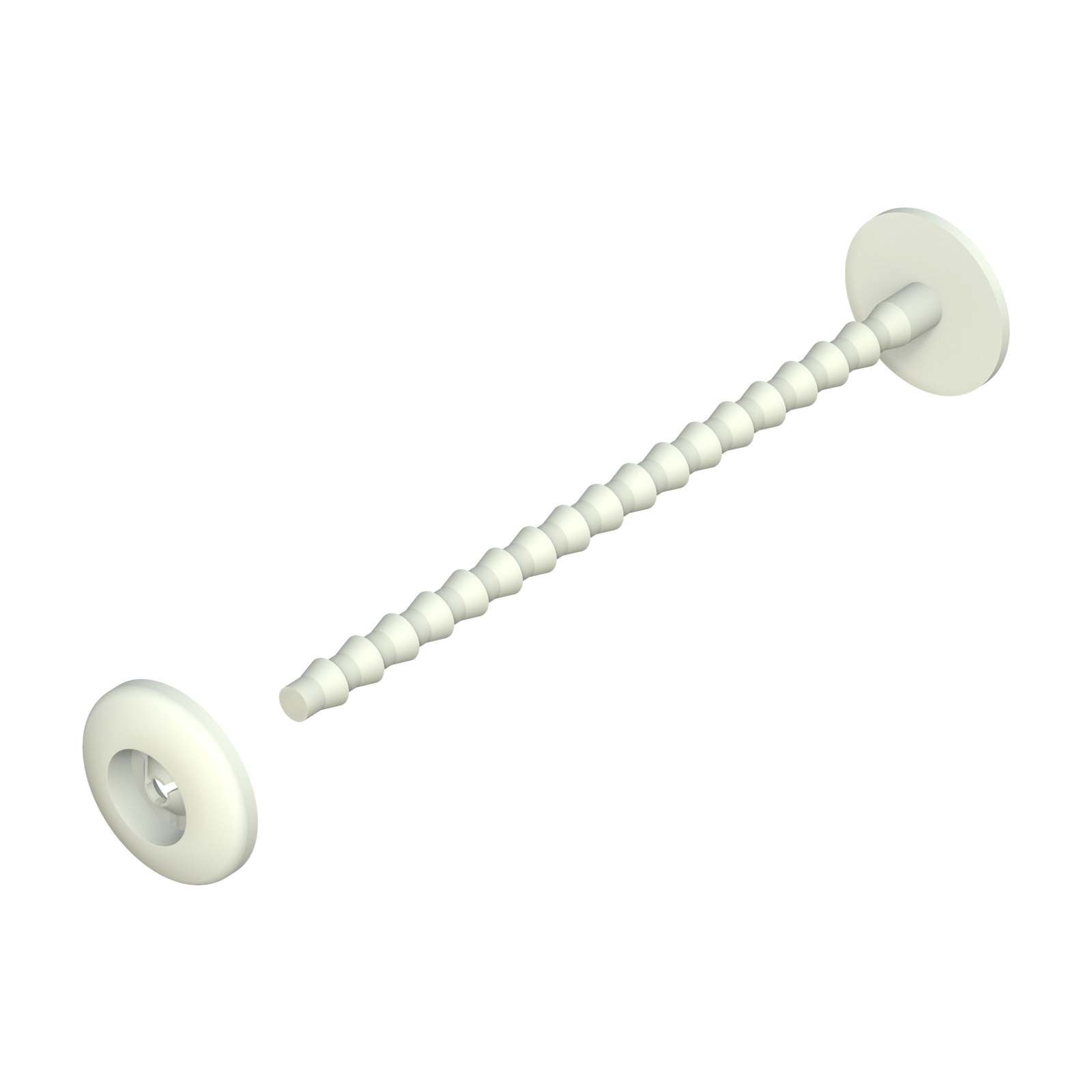 Our adjustable mini rivet male-female is ideal for applications where the elements to be fixed may be subject to movement. The most popular application is to fasten and file sheets, catalogues, samples and many other objects. The rivets are molded in tough, resilient, corrosion and chemical resistant material. The variable length adjustable rivets just have to be pushed through the pre-punched holes, secured with a female rivet of the family and clipped to the desired length. Male and female rivets are packaged and sold separately.