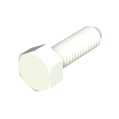 Our nylon hexagonal head screws (DIN 933 screws) provide excellent resistance against chemicals (see table of properties). It is a material with a high level of dielectric strength, it does not rust and prevents damage due to breaking strength during mechanical stress.