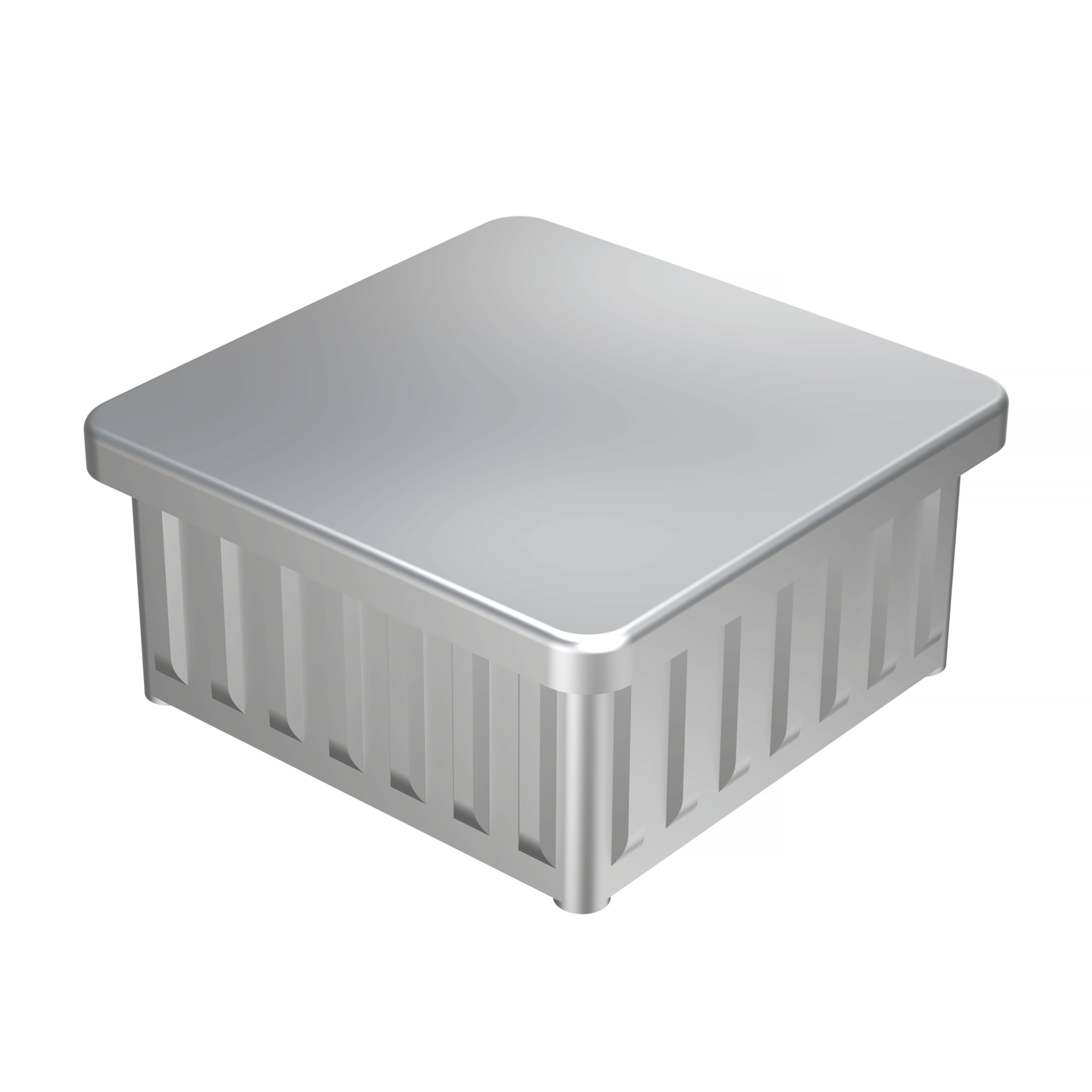 The round chrome inserts are manufactured in <b>ABS</b>, an ideal material for the chrome plating process to which this family of product is subjected to. The chrome plating offers a high quality finish imitating steel and they are supplied in <b>shiny chrome and matt chrome</b>.
<br>
If you desire this same piece in black ABS, have a look at our family <b><a href='https://www.isc-sl.com/square-tube-insert-abs/mtglp/' target ='_top'>MTGLP </a></b>.