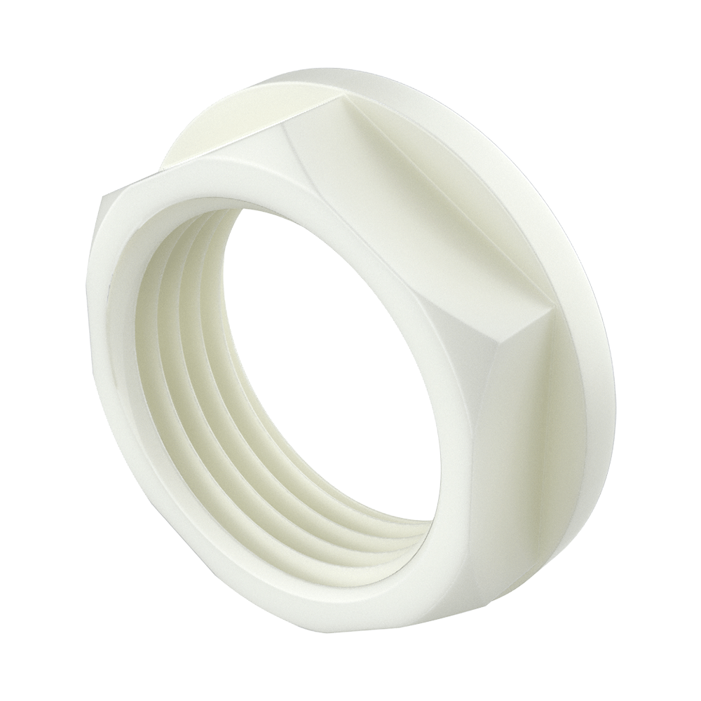 Hexagon flange nut similar to DIN 6923 MTHA